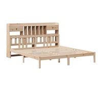 vidaXL Letto Libreria senza Materasso 180x200 cm in Legno di Pino, letto, mobile per camera da letto, letto con contenitore, letto doppio