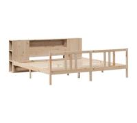 vidaXL Letto Libreria senza Materasso 200x200 cm in Legno di Pino