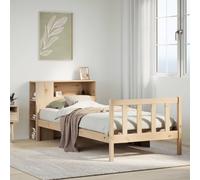 VIDAXL - Letto Libreria Senza Materasso 90x190 Cm Legno Massello Pino