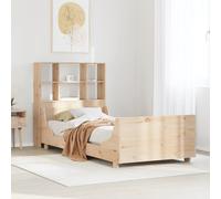 vidaXL Letto Libreria senza Materasso 90x200 cm Legno Massello