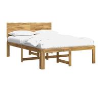 vidaXL Letto matrimoniale con testiera ROSTOCK Bianco 120 x 190 cm