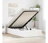 vidaXL Letto ottomano Bianco 80 x 200 cm Legno di pino massiccio