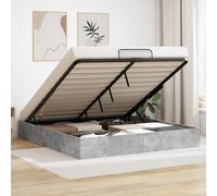 vidaXL Letto ottomano Calcestruzzo 193 x 120 x 25 cm Truciolare