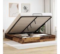 vidaXL Letto ottomano Legno vecchio 193 x 120 x 25 cm Truciolare
