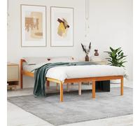vidaXL Letto per Anziani Marrone Cera 120x200cm Legno Massello di Pino