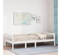 vidaXL Letto per Bambini senza Materasso Bianco 90x190cm Massello Pino, letto singolo, letto a mezza piazza per bambini, letto in legno
