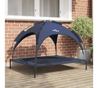 vidaXL Letto per Cani Blu navy 104 x 86 x 84,5 cm Acciaio