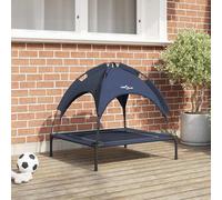 vidaXL Letto per Cani Blu navy 71 x 64 x 71 cm Acciaio