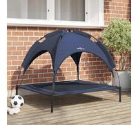 vidaXL Letto per Cani Blu navy 90 x 81 x 80,5 cm Acciaio