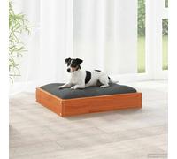 vidaXL Letto per Cani Marrone cerato 51,5 x 44 x 9 cm
