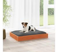 vidaXL Letto per Cani Marrone cerato 72 x 54 x 9 cm