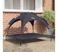 vidaXL Letto per Cani Nero 104 x 86 x 84,5 cm Acciaio