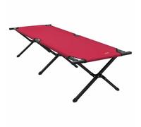vidaXL Letto Pieghevole Sole con Borsa da Trasporto Rossa in Tessuto Oxford 600D - Porta Lounge Perfetto per Campeggio e Relax all'Aperto
