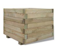 vidaXL Letto Rialzato 50x50x40 cm Quadrato in Legno