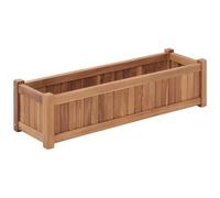 VIDAXL - Letto Rialzato Da Giardino 100x30x25 Cm In Massello Di Acacia