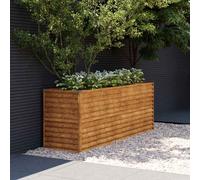 vidaXL Fioriera Rialzata da Giardino 196x50x69 cm in Acciaio Corten