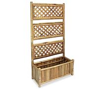 AX Fioriera Letto Rialzato Rampicanti 70x30x135cm Fiori Piante Giardino 0k 43714