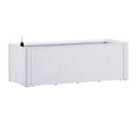 VIDAXL - Letto Rialzato da Giardino con Sistema Irrigazione Bianco