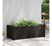 vidaXL Letto Rialzato da Giardino in PP Antracite 100x43x35 cm