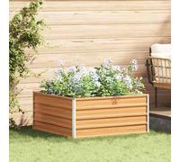 vidaXL Letto rialzato da giardino Marrone Chiaro 100 x 100 x 45 cm
