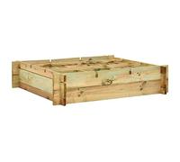 vidaXL Letto Rialzato 90x90x20 cm in Legno Impregnato