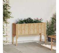 vidaXL Letto Rialzato Marrone 110 x 35 x 70 cm Bambù