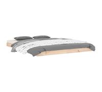 vidaXL Letto Senza Materasso 140x190 cm in Legno Massello di Pino