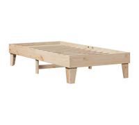 vidaXL Letto Senza Materasso 90x190 cm in Legno Massello di Pino, Telaio Letto, Letto, giroletto, mobili per Camera da Letto, Base Letto