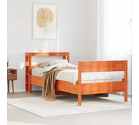vidaXL Letto senza Materasso Marrone Cera 90x190 cm in Legno di Pino