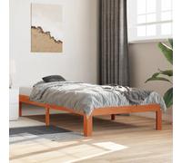 vidaXL Letto Senza Materasso Marrone Cera 90x190 cm in Legno di Pino