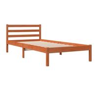 VIDAXL - Giroletto Marrone Cera 90x200 Cm In Legno Massello Di Pino - SPEDIZIONE GRATUITA