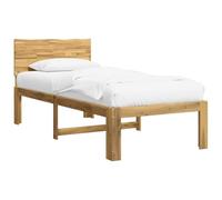 vidaXL Letto Singolo con Testiera ROSTOCK Bianco 80 x 200 cm