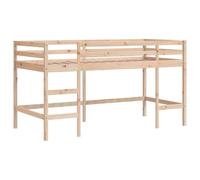 vidaXL Letto Soppalco con Scala Bambini 90x190 cm Legno Massello Pino