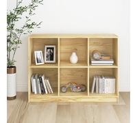 vidaXL Libreria 104x33x76 cm in Legno Massello di Pino