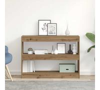 vidaXL Libreria 2 livelli 100 x 30 x 72 cm Legno ingegnerizzato