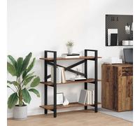 vidaXL Libreria 3 livelli 100 x 33,5 x 102 cm Legno ingegnerizzato