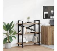 vidaXL Libreria 3 livelli 100 x 33,5 x 102 cm Legno ingegnerizzato