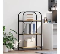 vidaXL Libreria 3 livelli 60 x 30 x 109 cm Legno ingegnerizzato