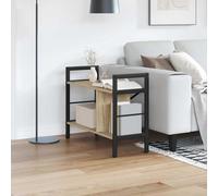 vidaXL Libreria 3 livelli 75 x 30 x 58,5 cm Legno ingegnerizzato