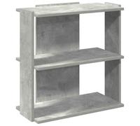 vidaXL Libreria 3 Ripiani Grigio Cemento 60x30x60 cm Multistrato