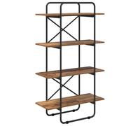 vidaXL Libreria 4 livelli 60 x 35 x 140 cm PB Legno di quercia