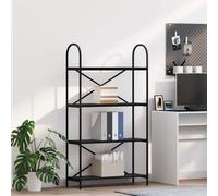 vidaXL Libreria 4 livelli 80 x 30 x 146 cm Legno ingegnerizzato