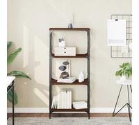 vidaXL Libreria 4 Ripiani Rovere Marrone 59x35x132cm Legno Multistrato