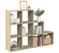 vidaXL Libreria 4 Ripiani Rovere Sonoma 137,5x29x103,5 cm Truciolato
