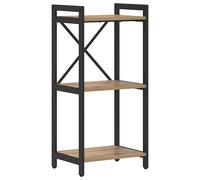 vidaXL Boekenkast 40 x 30 x 85 cm Bewerkt hout Artisan Eiken