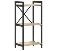 vidaXL Libreria 40 x 30 x 85 cm Legno ingegnerizzato Rovere Sonoma