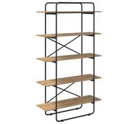 vidaXL Libreria 5 livelli 100 x 35 x 175,5 cm PB Rovere Artigianale
