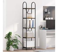 vidaXL Libreria 5 livelli 40 x 30 x 183 cm Legno ingegnerizzato