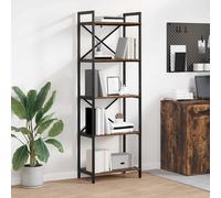 vidaXL Libreria 5 livelli 56 x 34 x 171 cm Legno ingegnerizzato