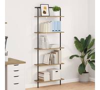 vidaXL Libreria 5 livelli 60 x 24 x 168 cm Legno ingegnerizzato